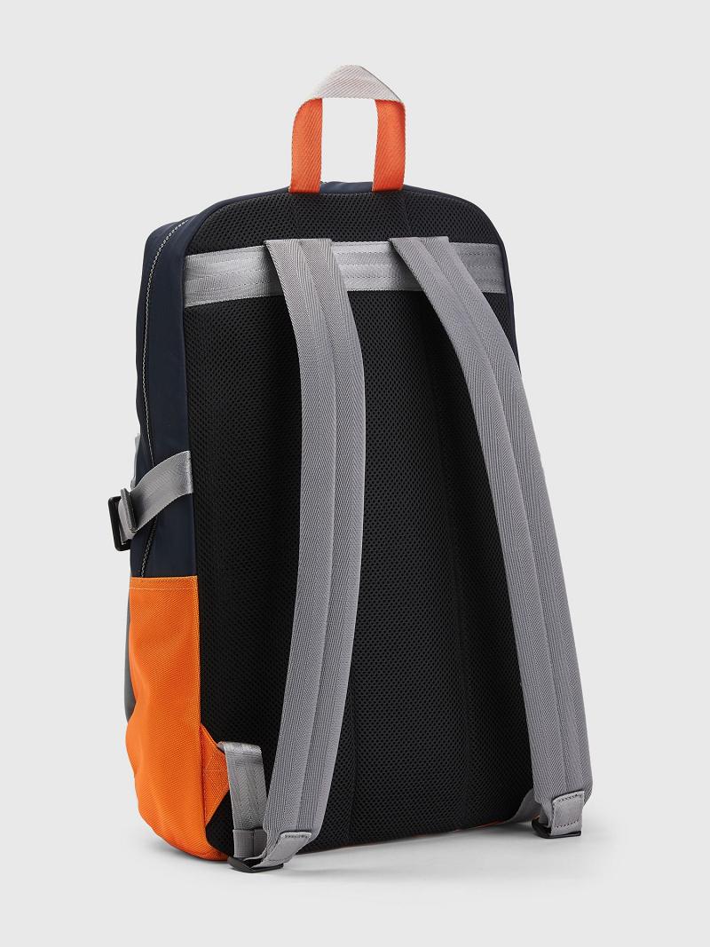 Férfi Tommy Hilfiger Utility Backpack Táska Kék Színes | HU 1496FDN